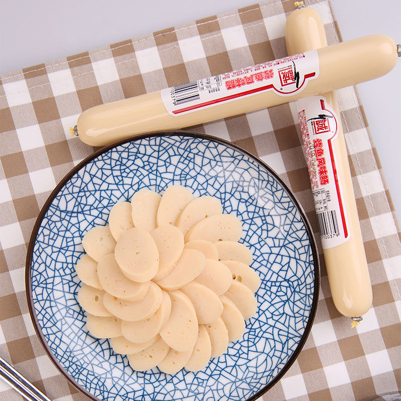 烤鱼风味肠80鱼肉肠火腿肠香肠休闲食品小吃即食 80g*15根【图片 价格