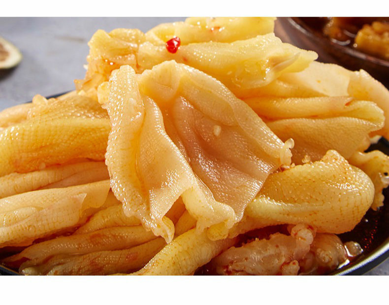 无骨鸭掌芥末味 多口味无骨芥末鸭掌 200g/包 多规格 去骨鸭爪酸辣脱