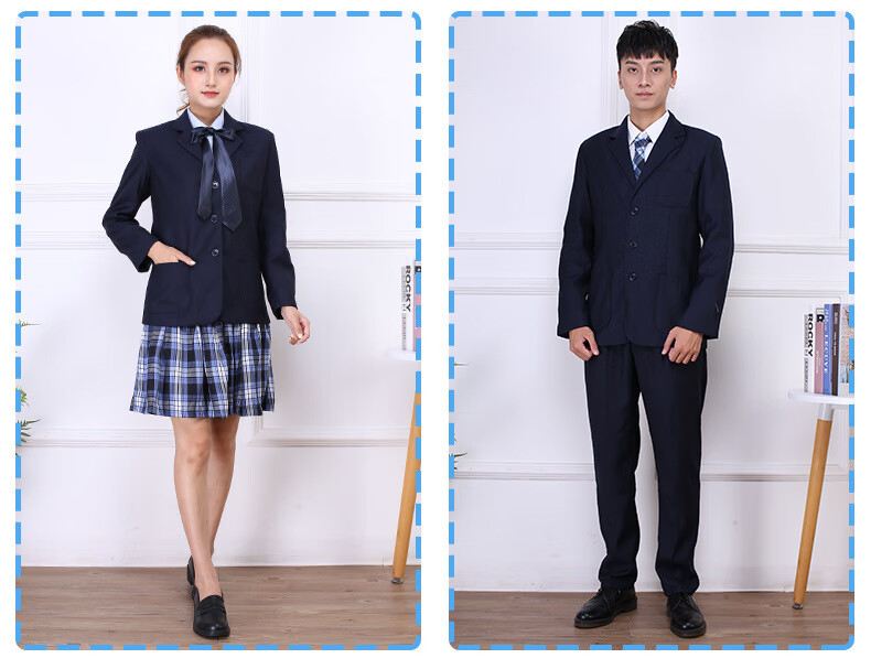 德莉娅深圳校服初高中学礼服秋冬套装初中礼服外套春秋校服裤冬季西服