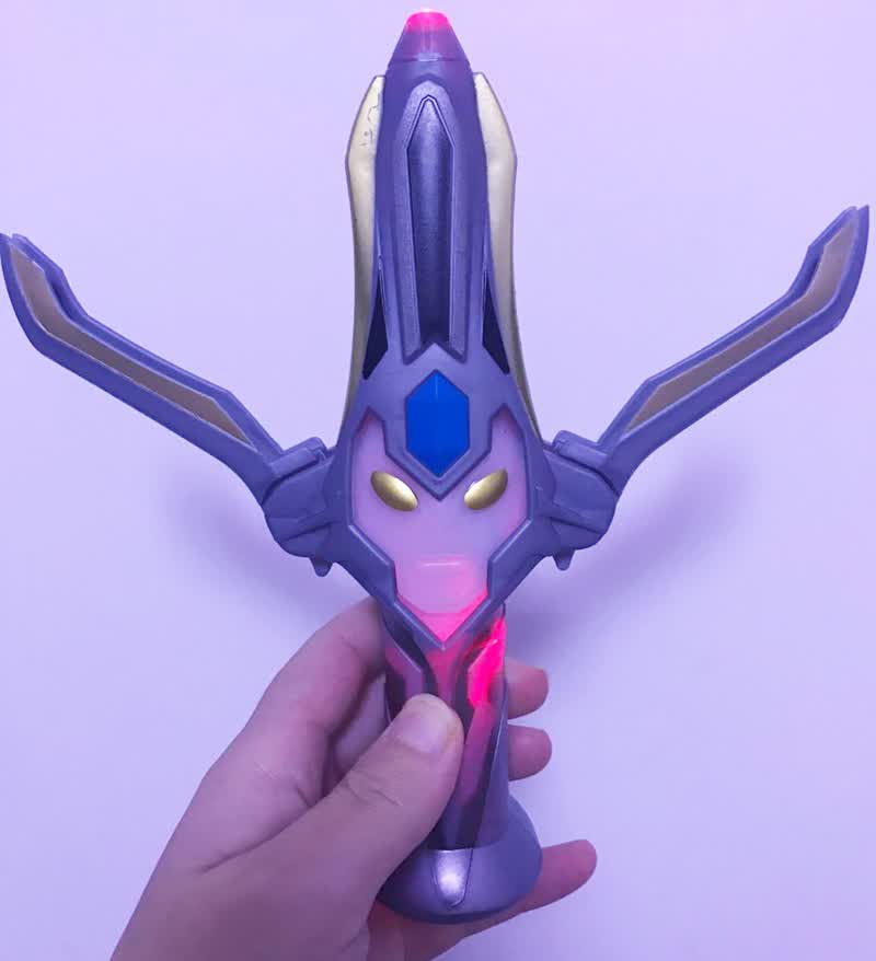 银河火花变身器黑暗奥特曼融合召唤器人偶软胶儿童玩具礼物银河火花卡