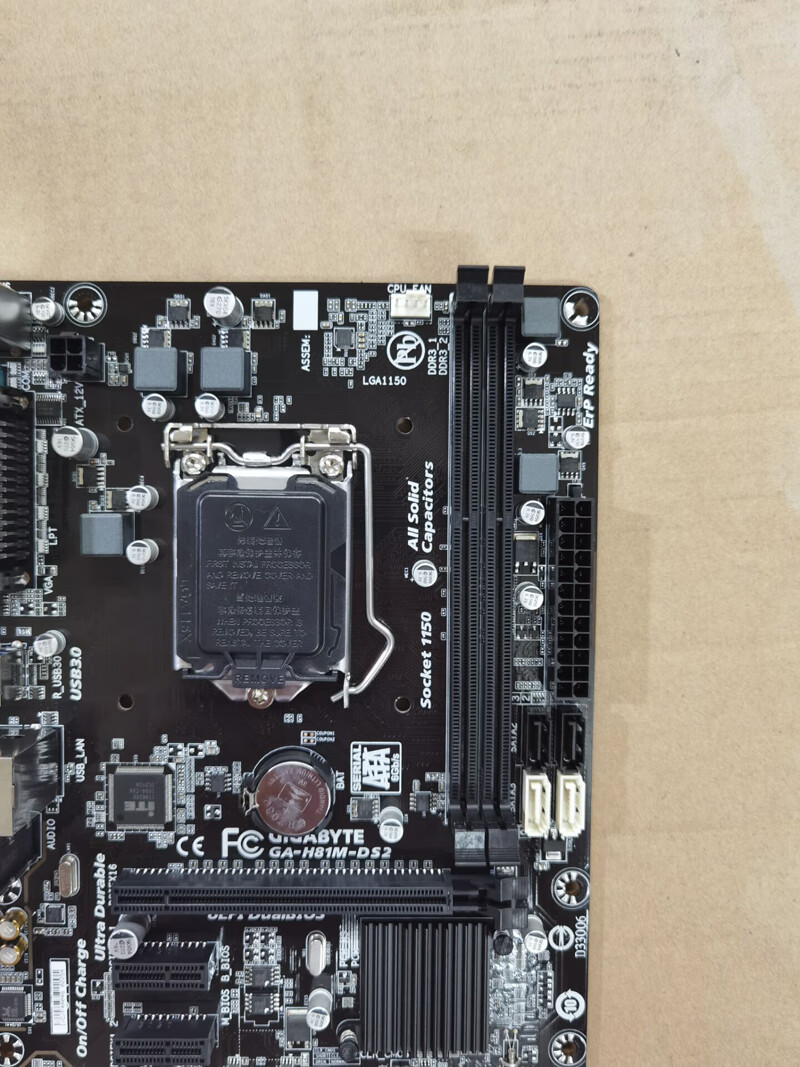 三年包换gigabyte/技嘉h81m-ds2/s1/s2ph主板 1150针带打印口主板