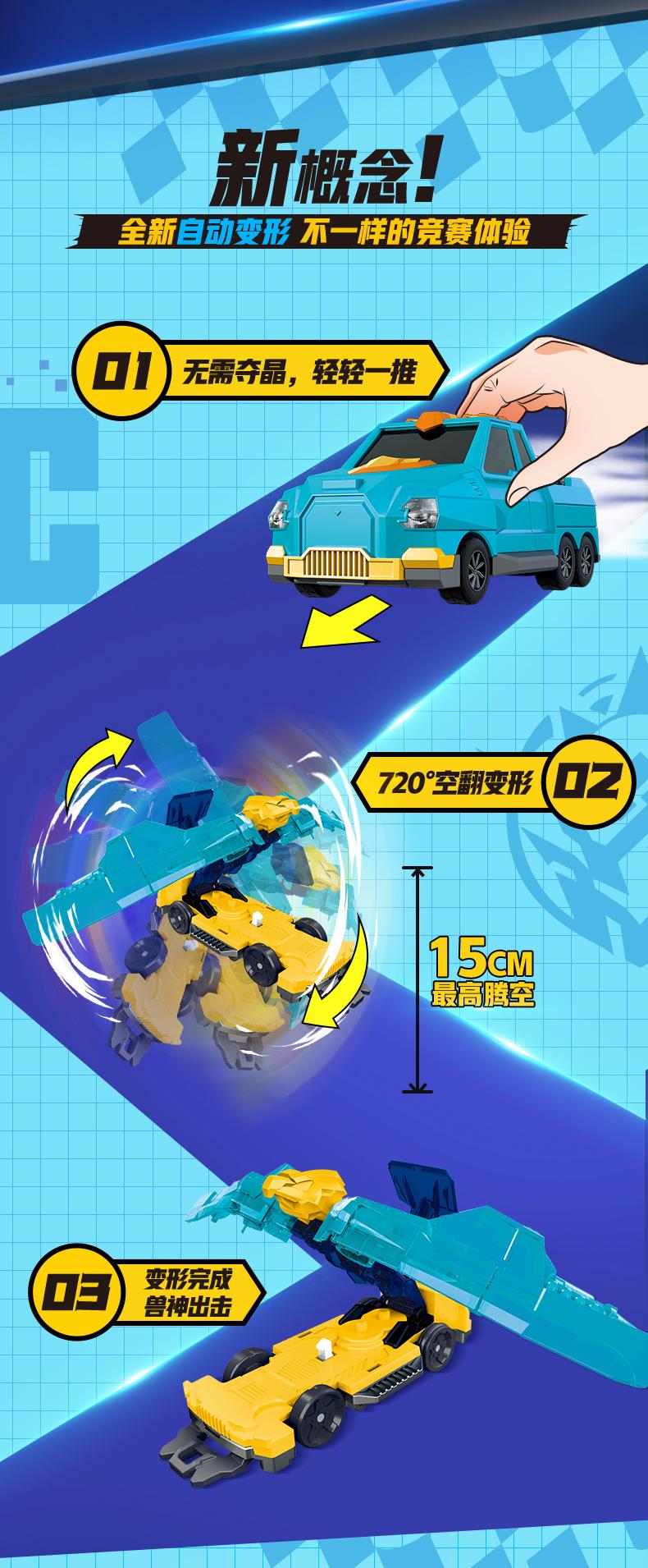 爆裂飞车4冥爆龙王代兽神出击破空长鹰烈狱炎虎熬澳傲天神龙冥爆龙王