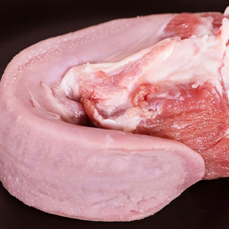 无根猪舌头新鲜冷冻猪舌猪口条24斤卤菜饭店食材顺丰5斤少肉筒骨