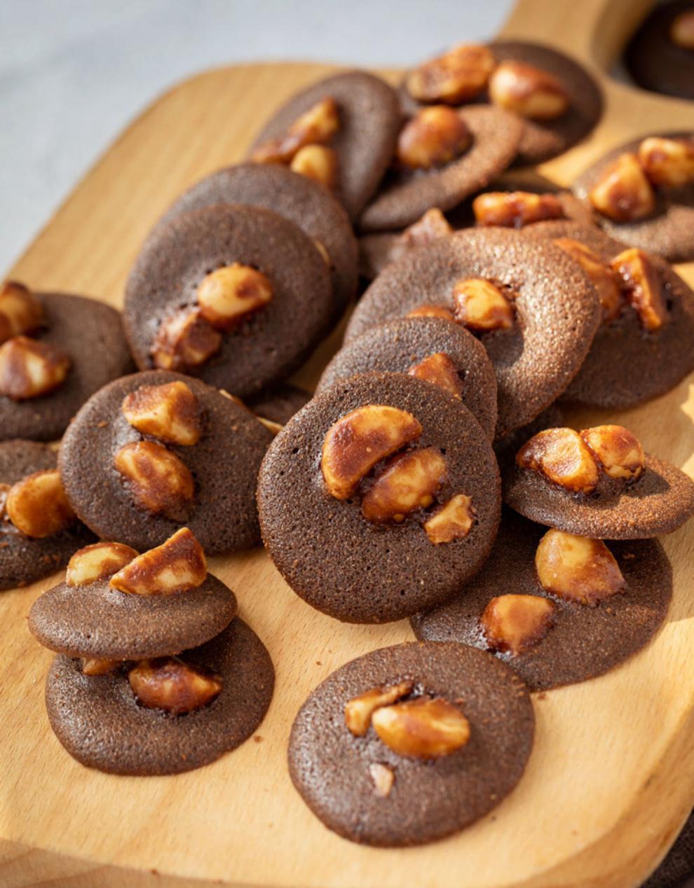 夏威夷果巧克力脆脆可可脆片手工网红零食薄脆饼干年货茶点 100克透明