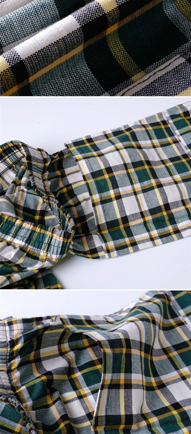 诗迪仕 苏格兰裙男士男士家居格子睡裙浴裙透气男人裙子苏格兰裙男