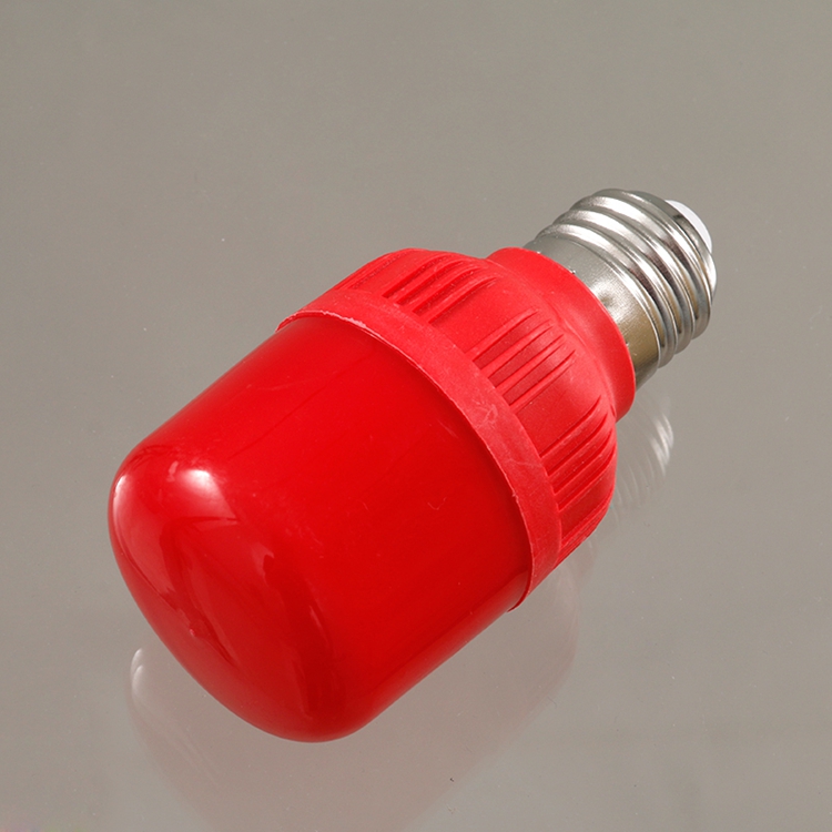 zixi红色led节能灯笼灯泡红光e27螺口5w10w15w佛像喜庆氛围照明灯泡