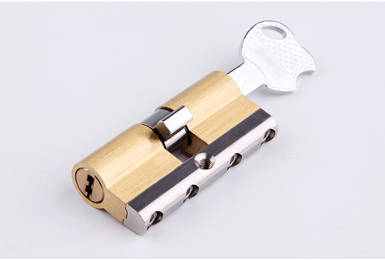 定做c级空转锁芯 防盗门锁芯超b级叶片进户大门锁防锡纸防打断 空转