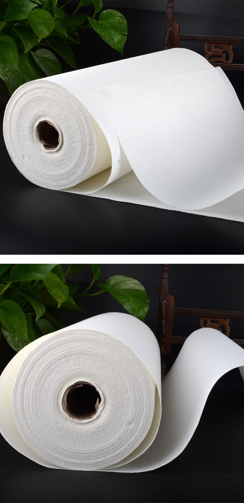 云母熟宣百米长卷小楷毛笔书法宣纸 加厚长卷纸 35/40/asnsmvv 白色