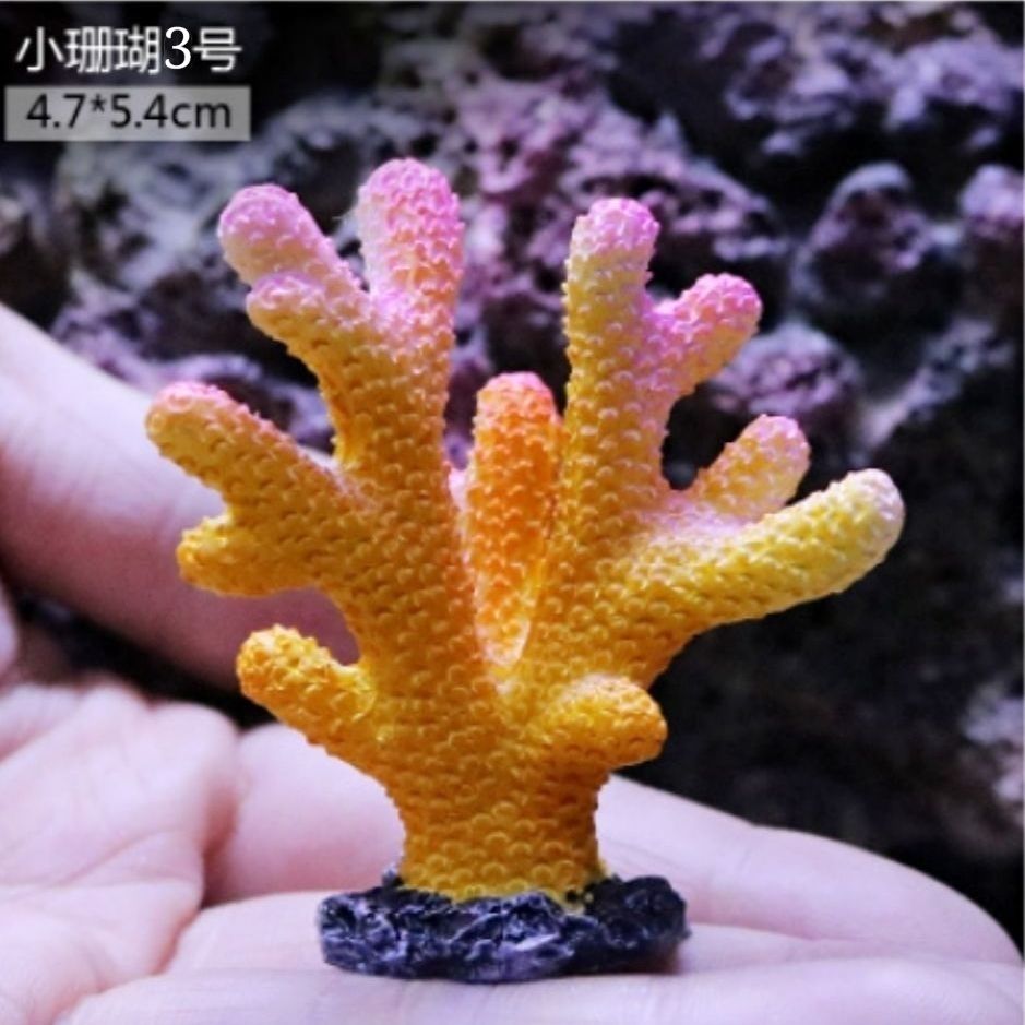 美人鱼情侣仿真树脂珊瑚水族馆鱼缸造景创意pvc人鱼鱼缸造景摆设 珊瑚