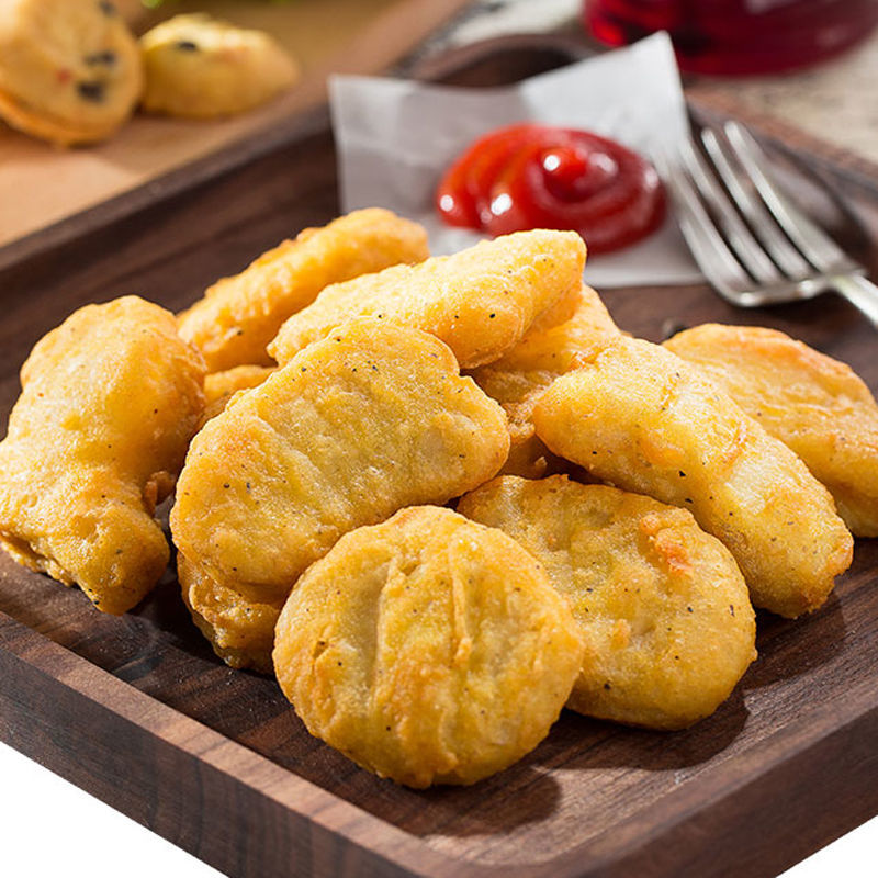 凤祥黑胡椒鸡块40个/1kg 上校麦乐黑椒鸡块油炸小吃半成品