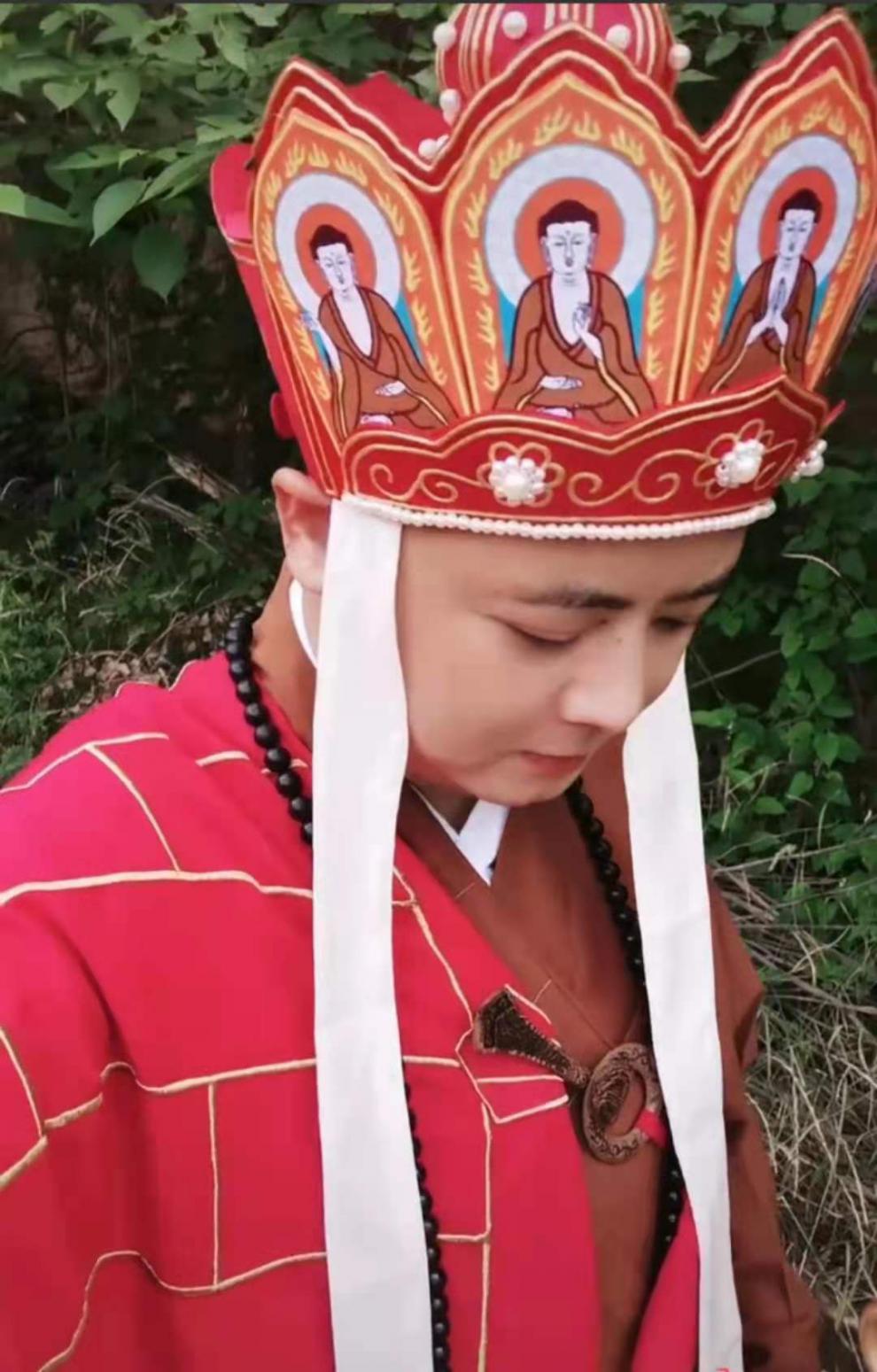 凭霄 唐僧禅杖西游记唐僧九环锡杖唐僧的禅杖唐僧帽子唐僧五佛帽唐僧