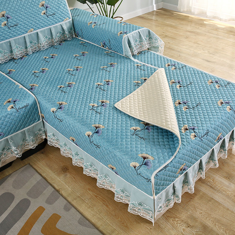 花仟陌沙发垫子四季通用布艺防滑坐垫全包沙发垫套罩现代简约沙发巾