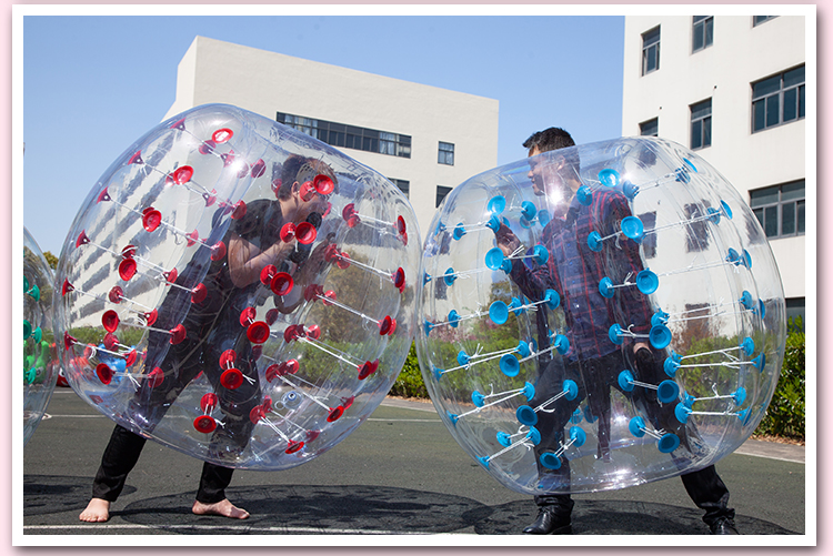 碰碰球充气趣味运动会游戏户外道具充气碰碰球碰撞球雪地悠波球球保龄