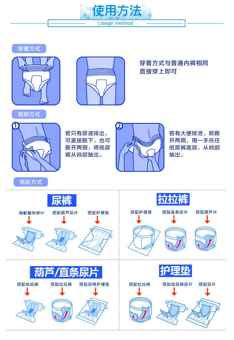 俞兆林成人拉拉裤老人内裤式纸尿裤老年尿不湿男女老人提拉裤旅伴xl30