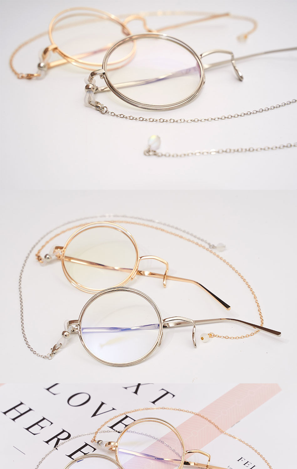 心墨染新品顾昀同款单边二次元单边眼镜顾昀造型怪盗基德复古英伦抖音