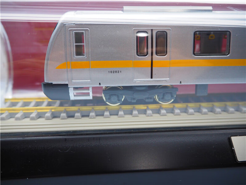 成都地铁模型一号线熊猫号线静态仿真模型玩具成品火车玩具地铁模型 1