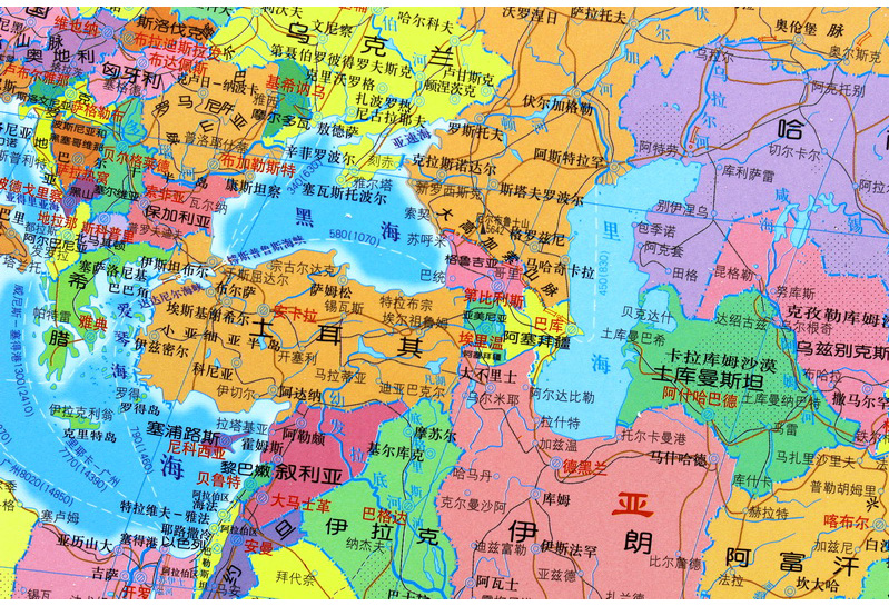 2021中国地图挂图2022世界地图挂图办公室政区图14米x1米高清正版防水