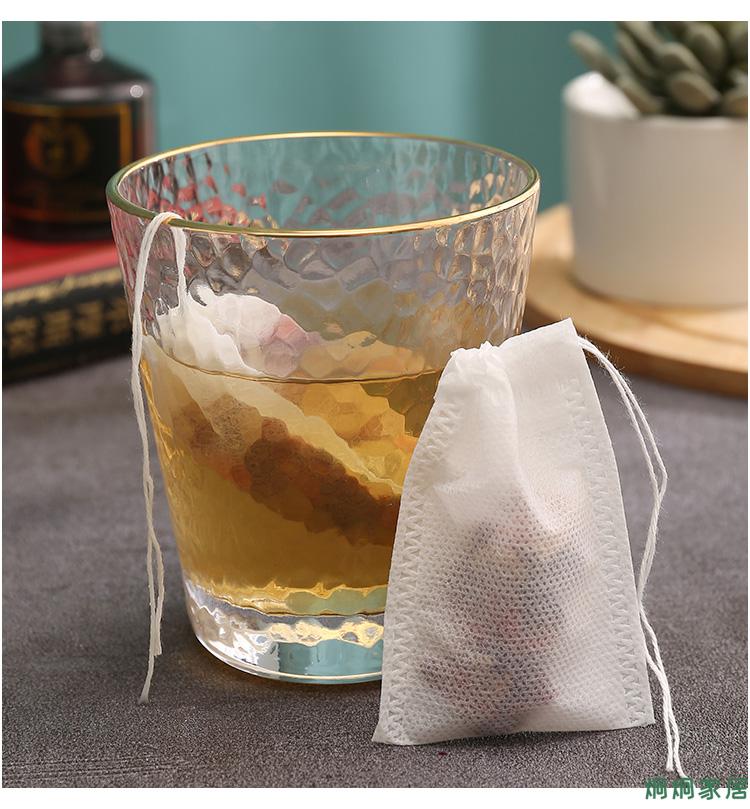 可狄100只茶包袋一次性煲汤调料茶叶包卤料中药煎药纱布袋过滤泡茶