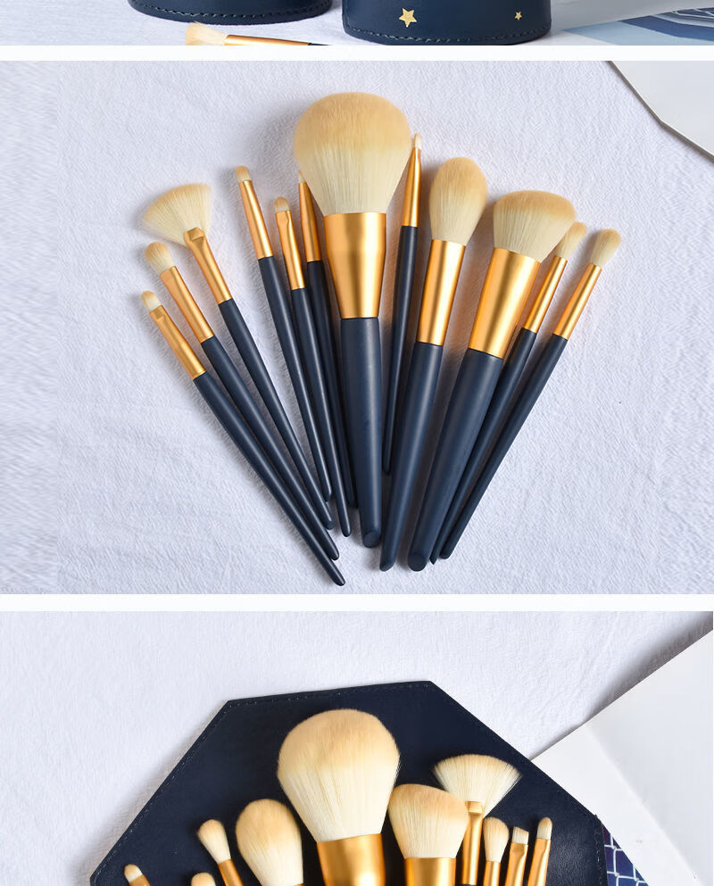 精选直发萄尔木化妆刷套装眼影腮红散粉高光修容刷子粉底唇刷美妆工具