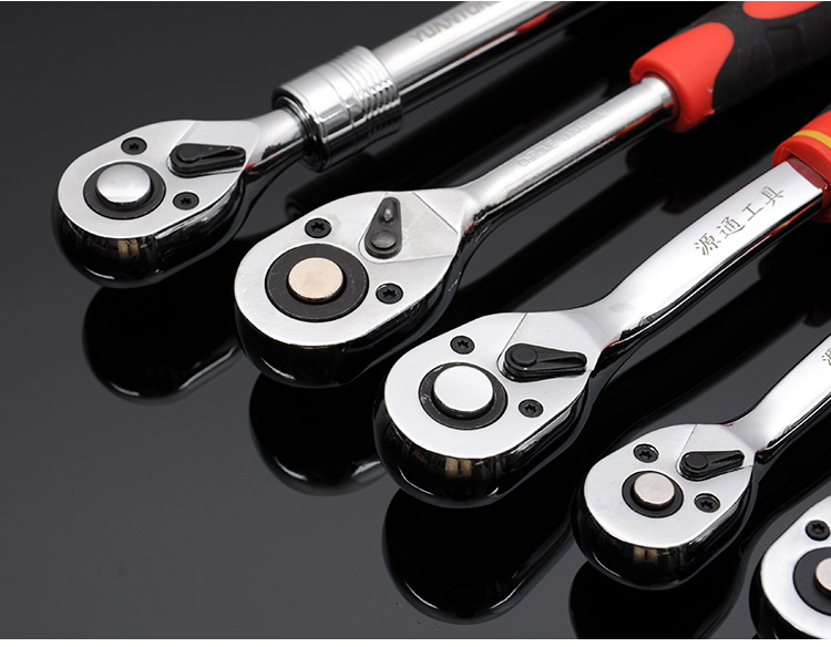 小快速棘轮扳手小号快扳大刺轮大飞中飞双向半自动中小飞套筒套装24齿