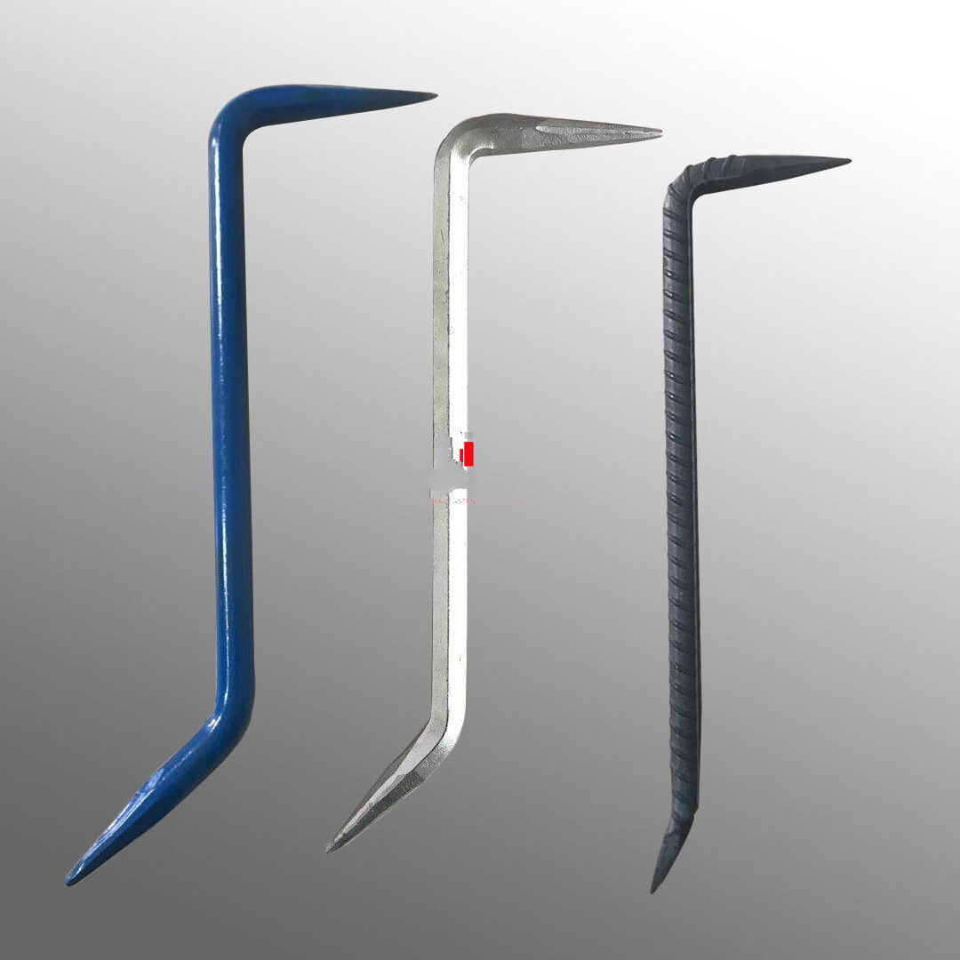 建筑工具轻便型小撬棍 木工拆板小撬杠铝模板撬棍 六角钢小撬棒 (木工