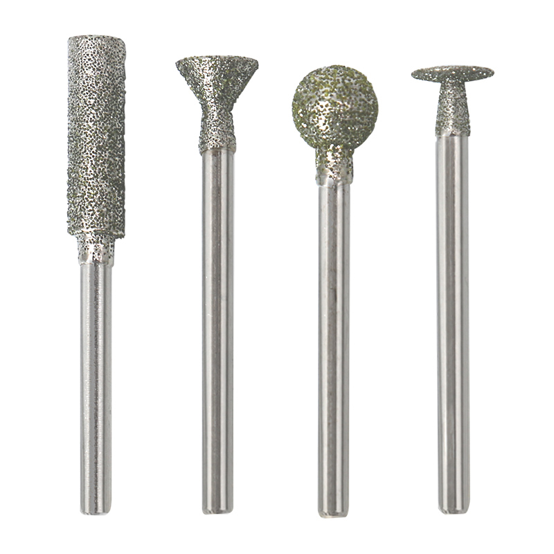 玉石打磨抛光工具全套球形圆磨头玉石原石翡翠打磨玉雕金刚砂磨针k针