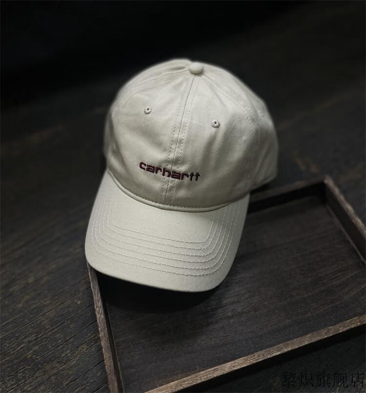 卡哈特帽子 carhartt卡哈特帽子刺绣字母软顶棒球帽男女休闲百搭水洗