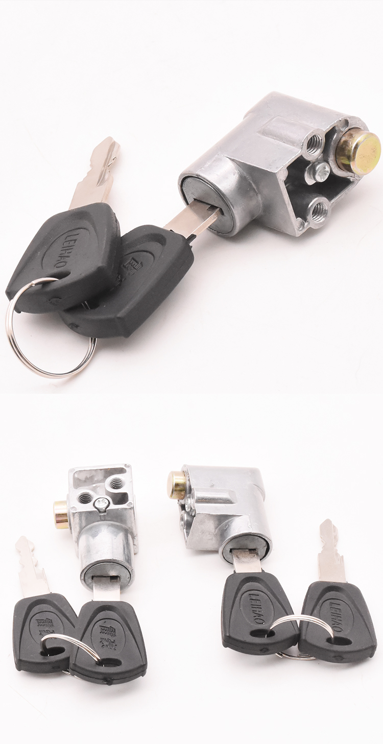 电动车坐垫锁座管锁简易款电动自行车翻转鞍管车座锁电池防盗锁 电动