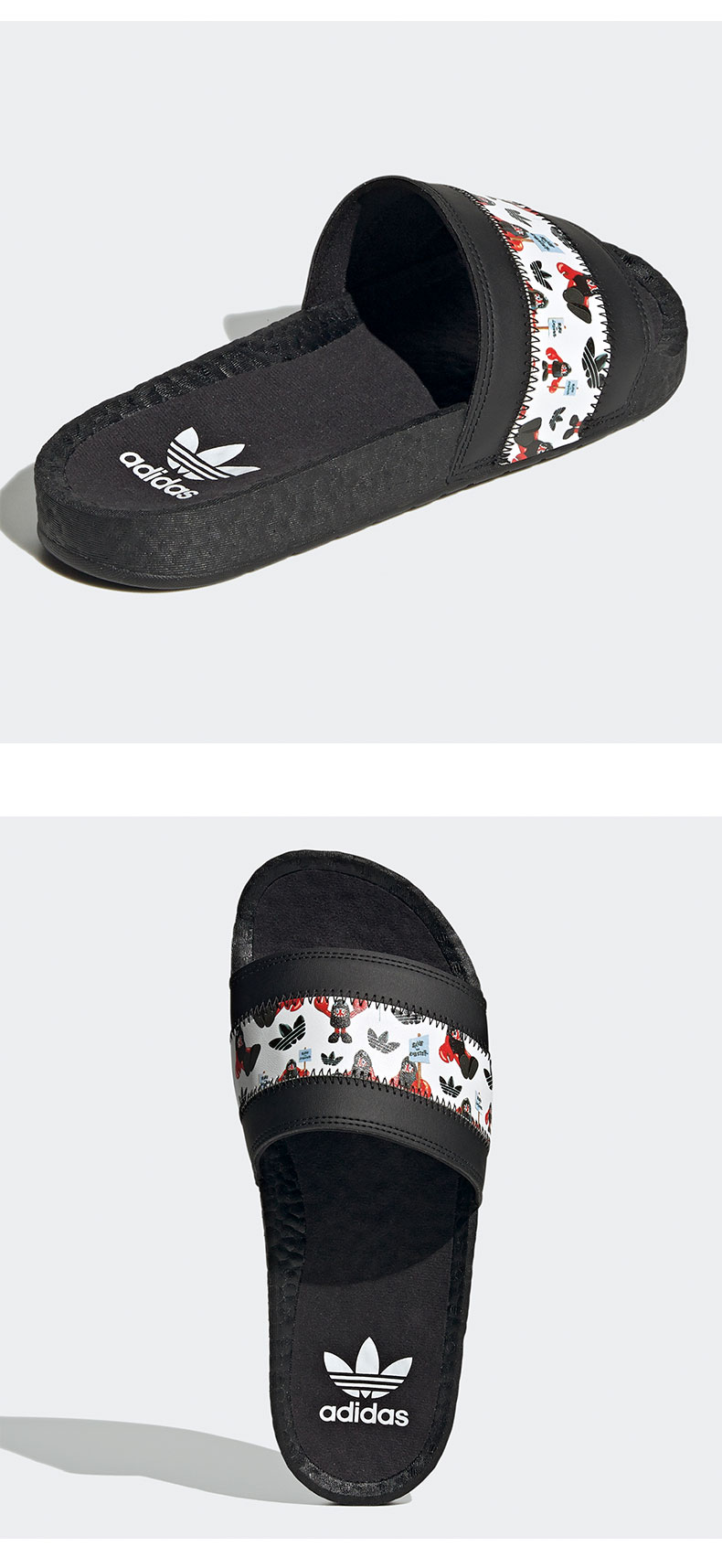 胜道运动adidas/阿迪达斯2021年夏季新款男女一字凉拖运动拖鞋gy5345 