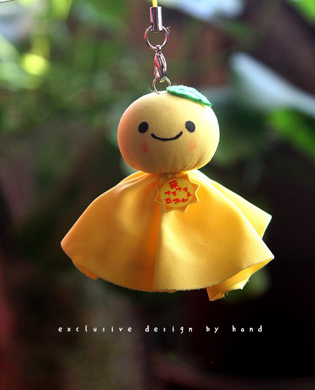 日本晴天娃娃挂件手机链 祈求天晴 可爱布偶汽车背包挂饰小礼物 木制