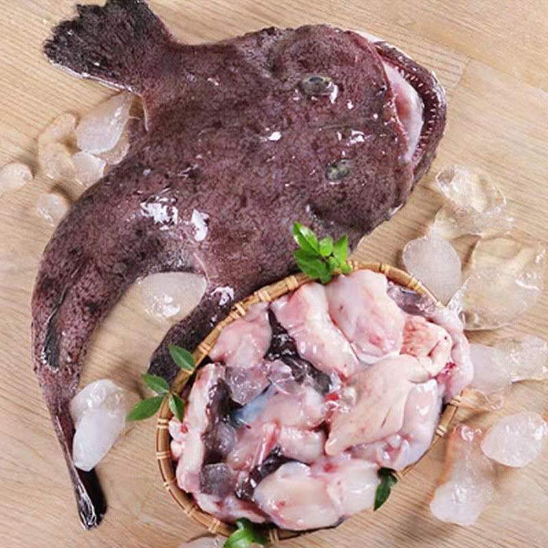 带肝带肚新鲜安康鱼鲜活鮟鱇鱼海鱼灯笼鱼鱼蛤蟆鱼火锅食材乌蒙蕴色3