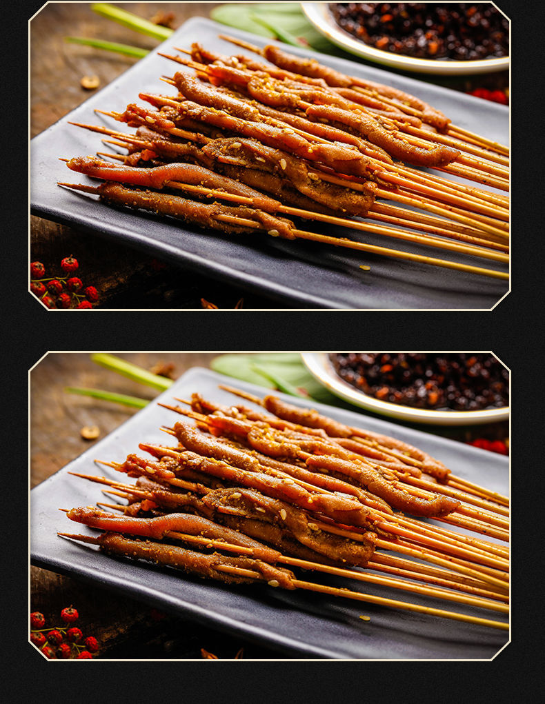 鸡肠半熟鸡肠子冷冻鸡内脏烧烤食材卤味新鲜食材半熟鸡肠锦祥橙2斤