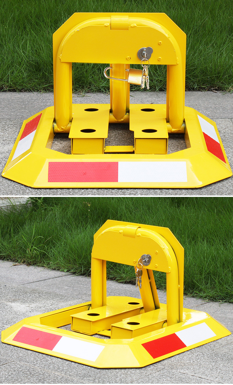 专用车位停车锁 加厚防撞防占用阻车固定免打孔占位神器地桩挡车