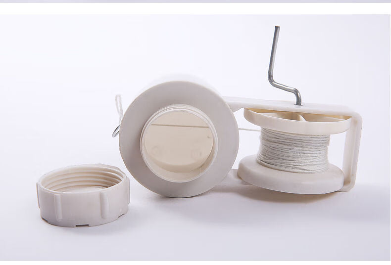 【精选】pvc墨斗白墨斗手动手摇式木工划线器墨斗装修施工弹线织语 带