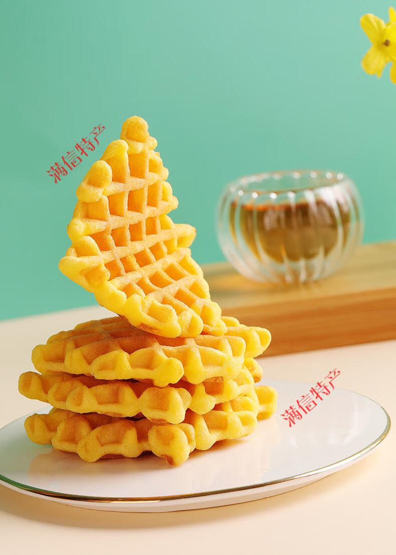 恬女神原味华夫饼干小面包软蛋糕点营养早餐食品零食整箱原味华夫饼