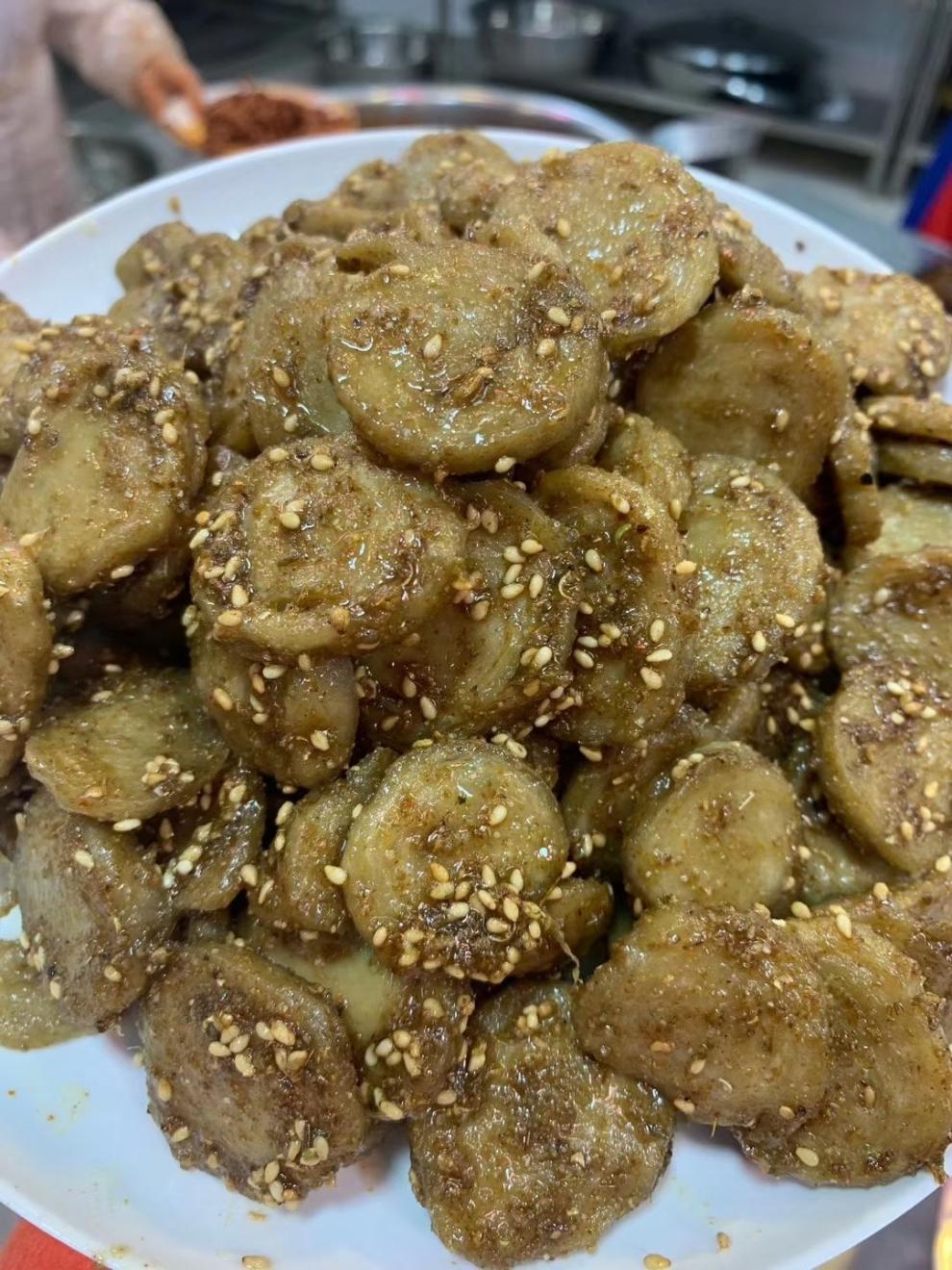 面筋辣条烤面筋油炸面筋圈陕西手工健康无添加美食1-4袋现做现发 五香