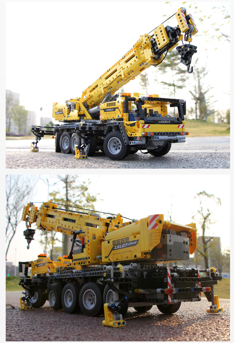 宇星模王科技机械组工程车系列儿童成人高难度拼装积木玩具模型13106