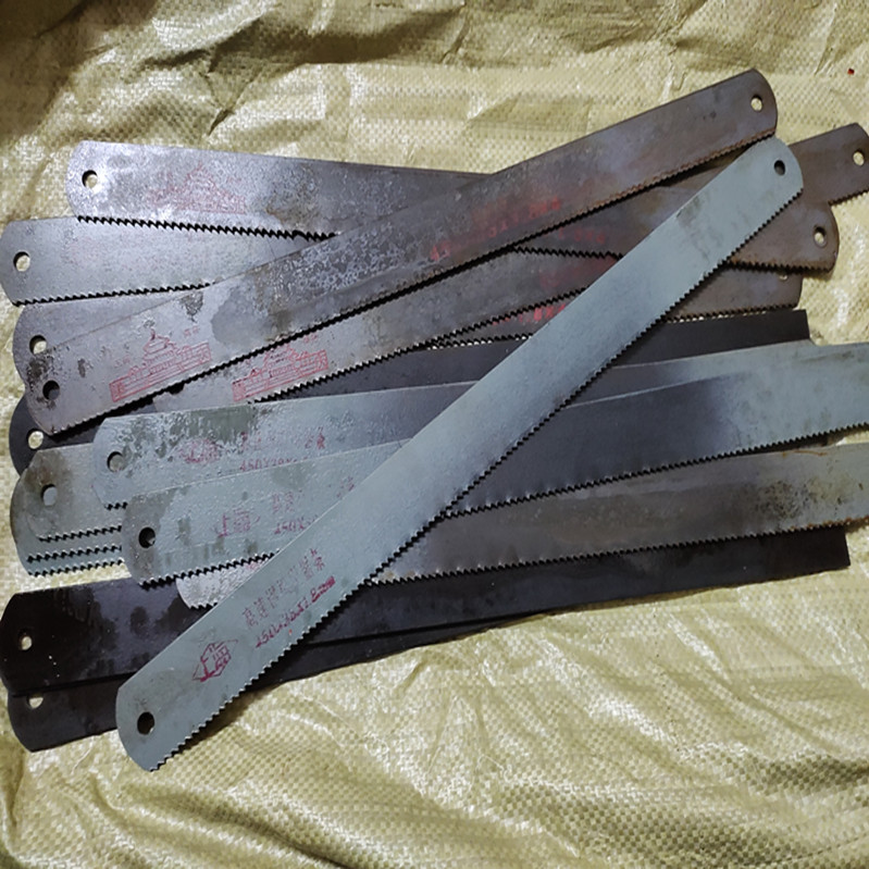 锋钢锯条旧二手老货机用锯条锋钢条超硬w9w18可锯铁峰钢割轮胎刀无齿