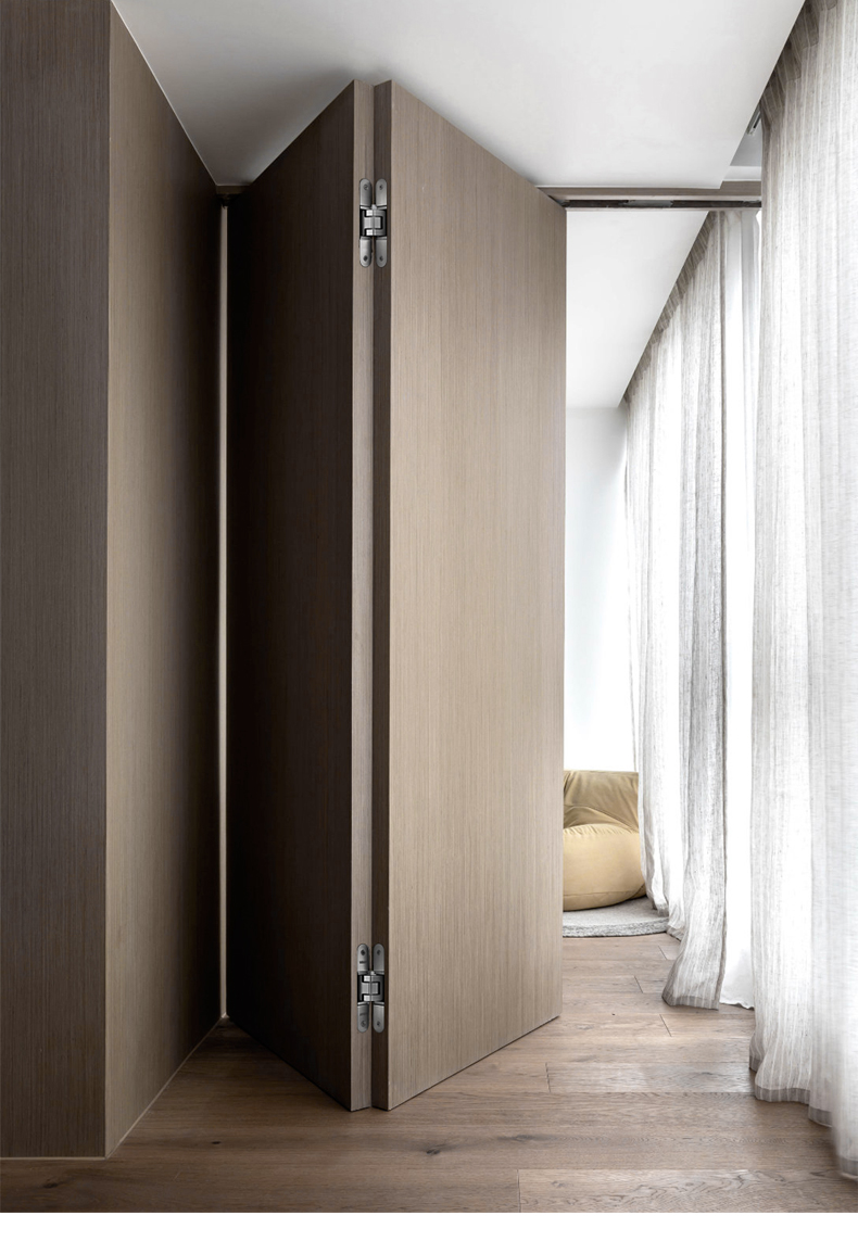 2022新款液压合页三维可调暗门隐藏重型折叠门隐形门合页暗藏十字铰链