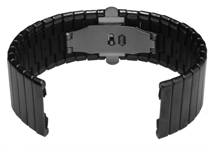 陶瓷手表带适配雷达黑金刚男士手表表带陶瓷表链rado表节配件27mm连接