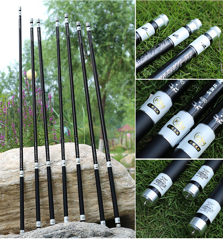 罗非竿鱼竿手竿超轻超硬28调6h战斗竿碳素钓鱼竿罗非黑坑台钓竿定制28