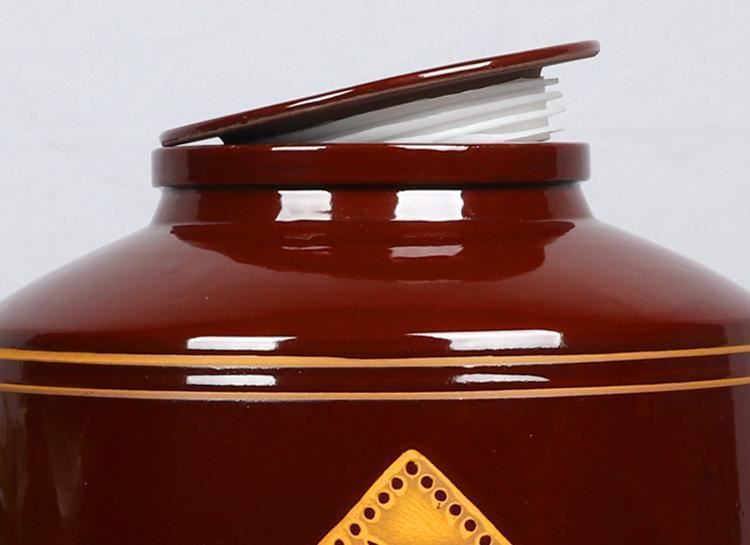 酒坛盖子密封酒缸密封盖密封盖斤装玻璃瓶专用酒瓶红釉单卖10密封盖