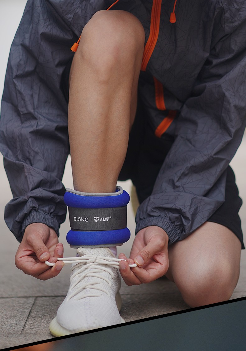 tmt 沙袋绑腿负重跑步学生脚踝隐形绑手腿部体能训练舞蹈运动装备