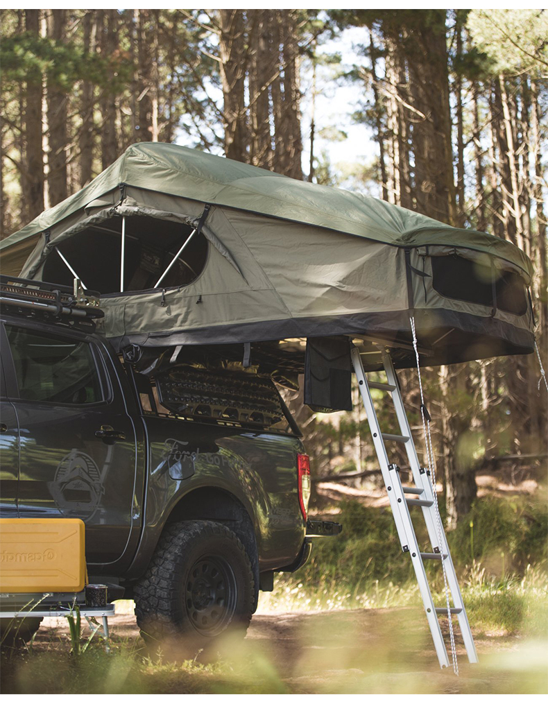 车顶帐篷丰田汉兰达4全自动软壳顶折叠车载帐篷 折叠车顶帐篷 (3-4