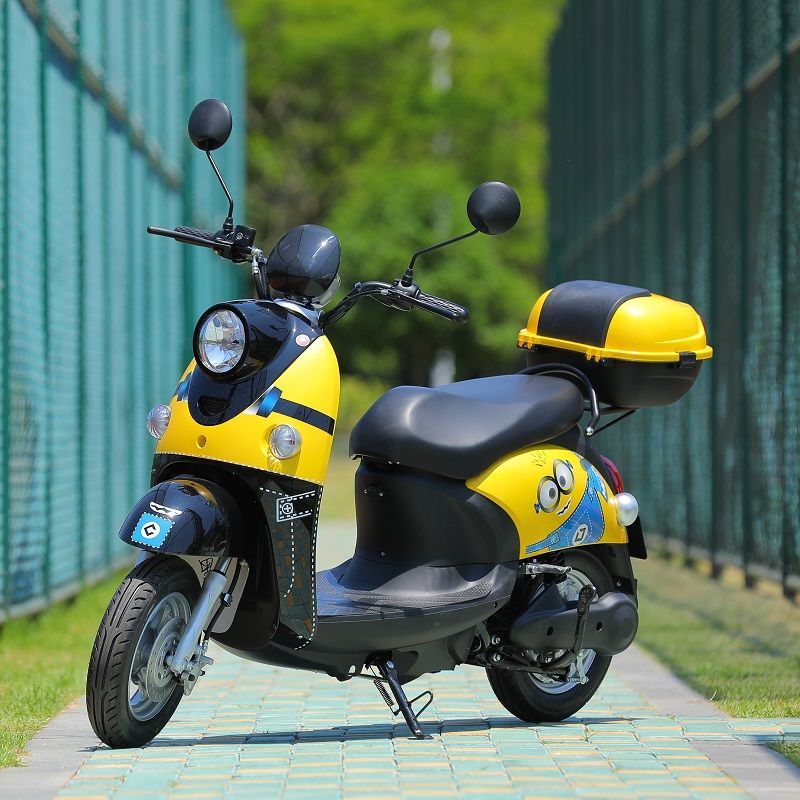 小龟王电动车小型踏板电动车成人代步电瓶车60v小绵羊电摩托女士粉色