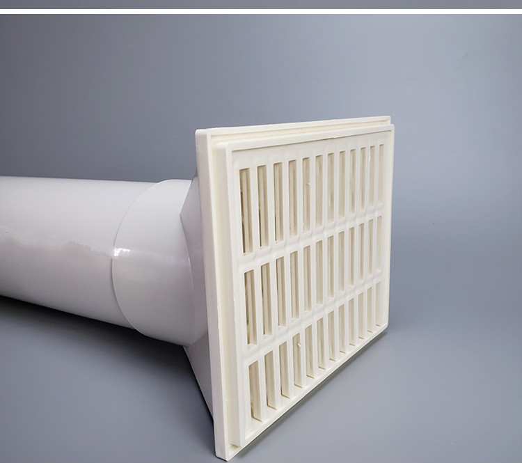 pvc侧排地漏50/75/110排水管侧墙水斗墙排墙角同层排水地漏 75款