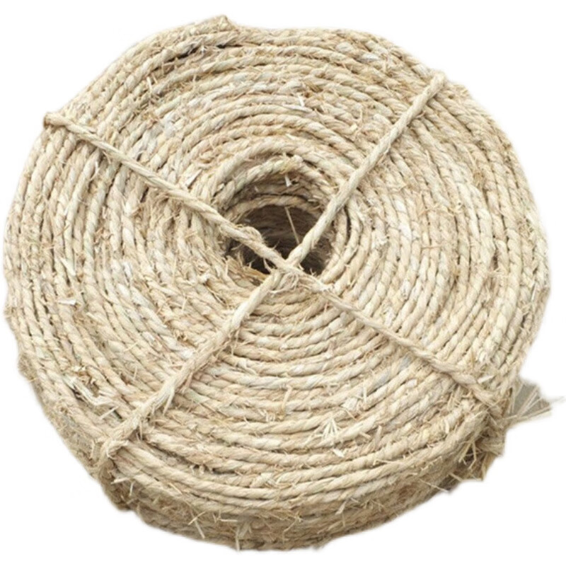 富立仕缠树草绳绳子稻草手工编织装饰园林捆绑树木花木移栽包扎土球