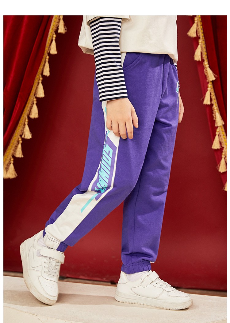 水孩儿童装男童裤子儿童男大童长裤春春季新款儿童长裤外穿童装大童