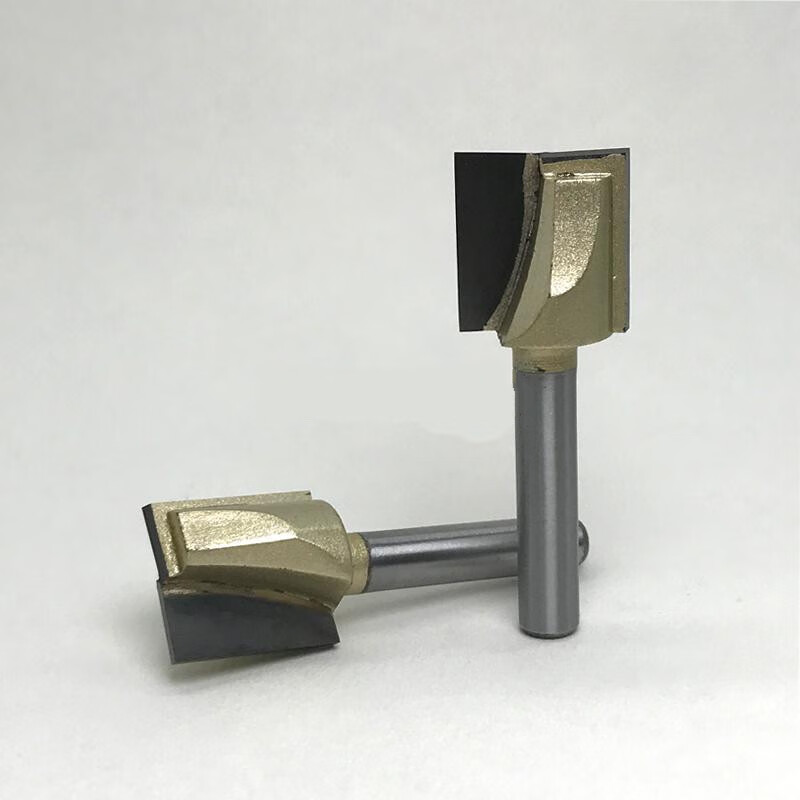 清底刀酒格橱柜17mm直刀打孔木工铣刀凹凸榫合开槽超长加长平底刀可开