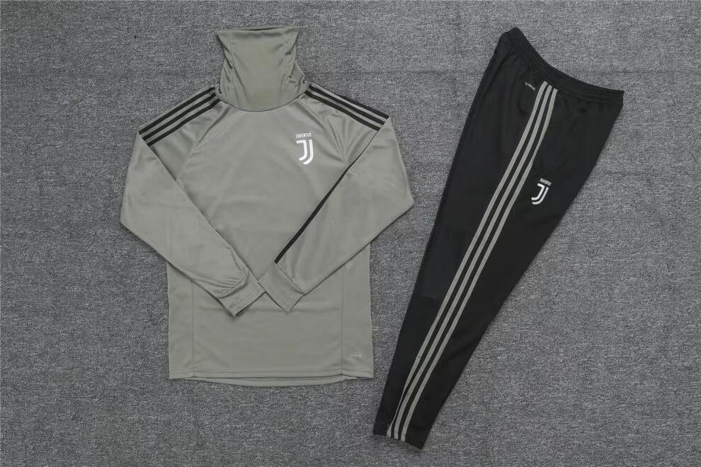 滕讯体育nba尤文训练服2122尤文图斯足球套装秋冬季长袖运动高领卫衣